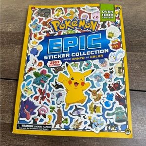 Pokémon Epic Sticker Collection 2nd Edition: from Kanto to Galar by Pikachu...‎